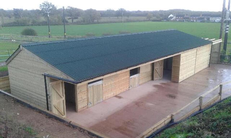 Made to Order Stables and Field Shelters - Buy Direct from Harris Timber Products